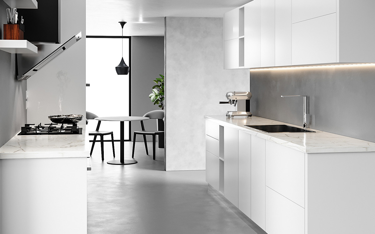 Double Galley Interior